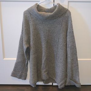Free People Oversized Turtleneck Sweater